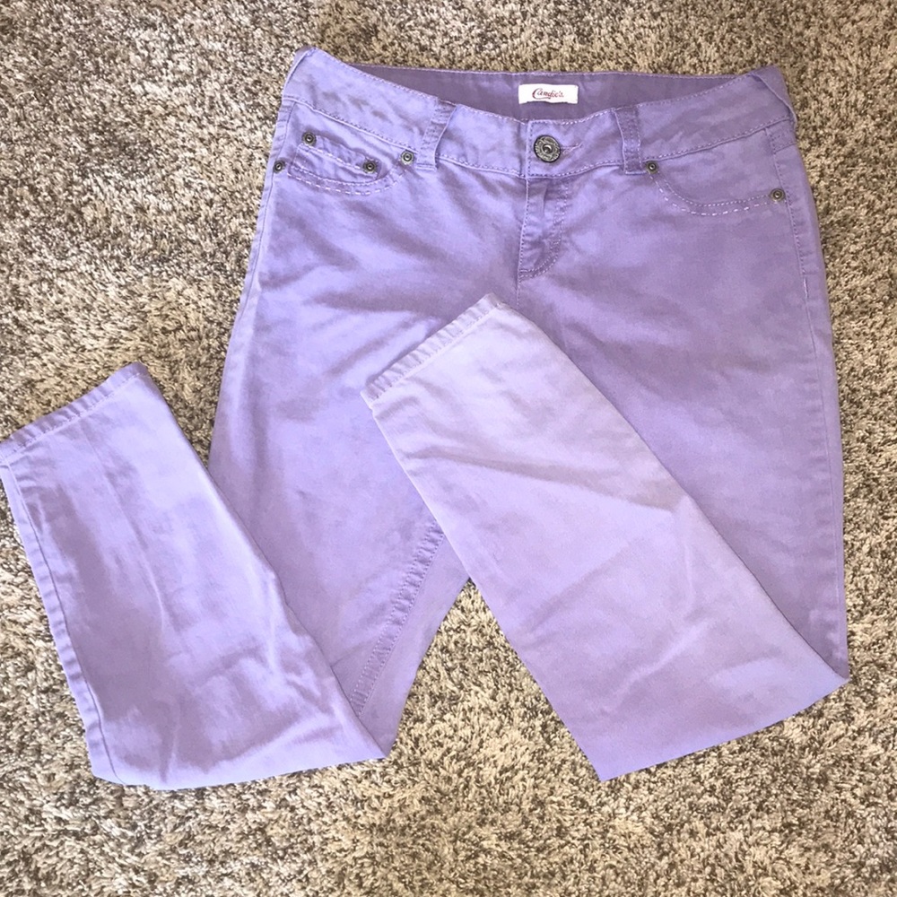 Lavender skinny jeans